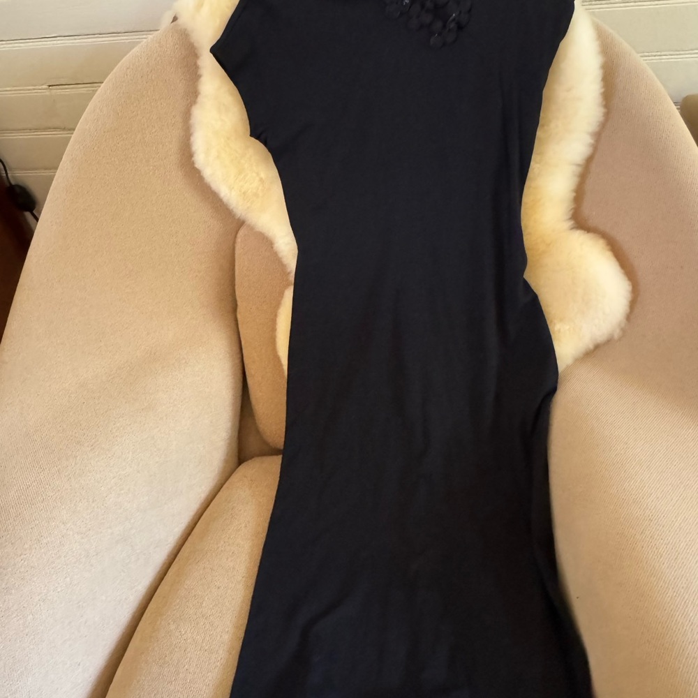Elegant Black Midi Dress
